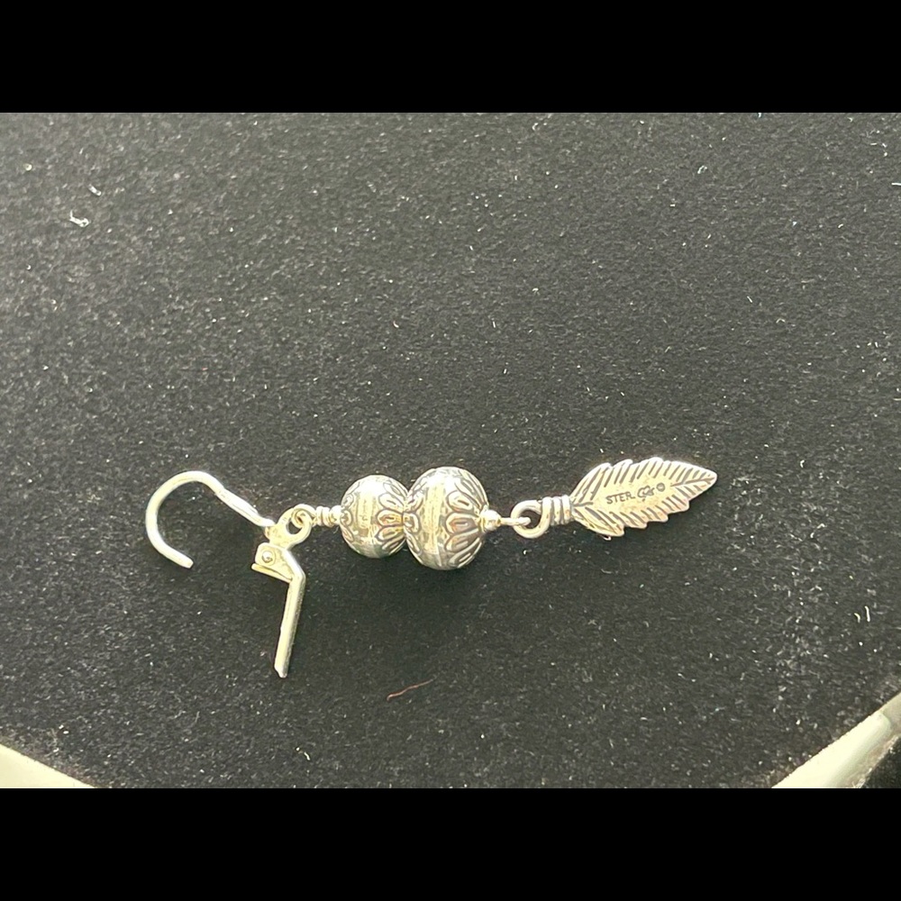 Navajo graduated bead earrings